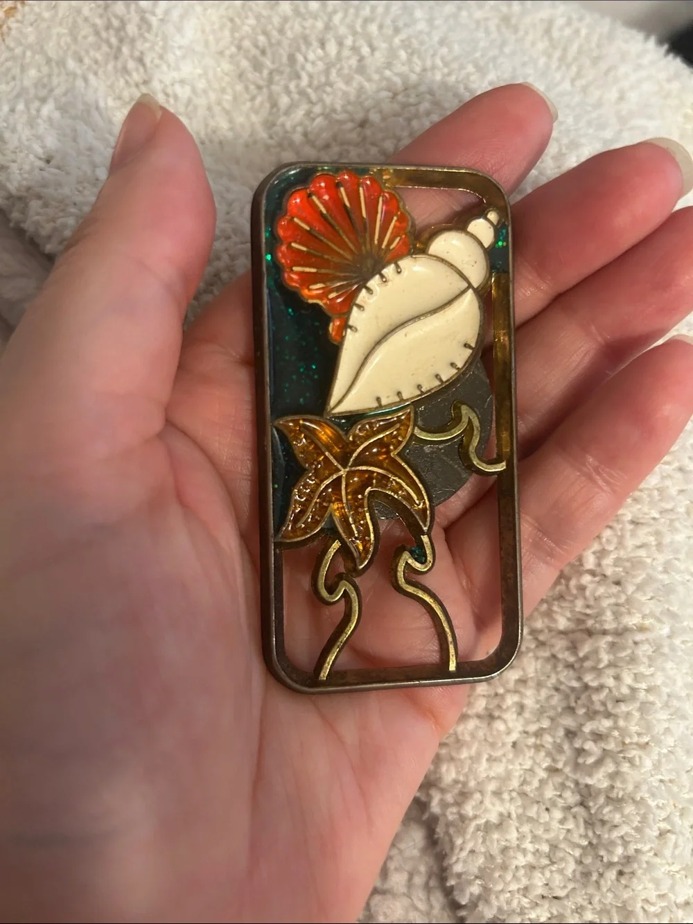 Vintage Hawaii Holland Enamel Sea Life Magnet Lot
